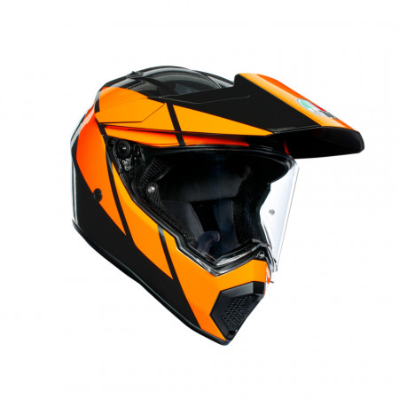 CASCĂ AGV AX9 E2205 MULTI MPLK TRAIL GUNMETAL/ORANGE