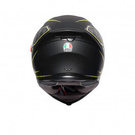 CASCĂ AGV K5 E2205 MULTI MPLK TORNADO MATT BLK/YELLOW