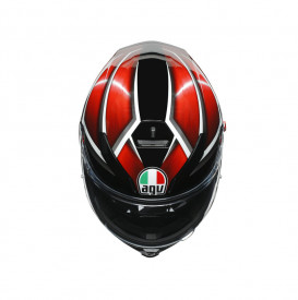 CASCĂ AGV K5 S E2205 MULTI- TEMPEST BLACK/RED