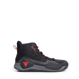 BOTINE DAINESE ATIPICA AIR 2 SHOES BLACK/RED-FLUO