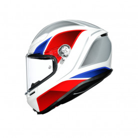 CASCĂ AGV K6 E2205 MULTI - HYPHEN WHITE/RED/BLUE