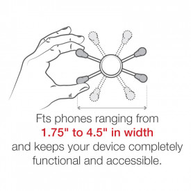 RAM® X-Grip® Large Phone Mount with Handlebar U-Bolt Base - Medium
