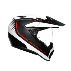 CASCĂ AGV AX9 E2205 MULTI MPLK PACIFIC ROAD MATT BLK/WH/RED