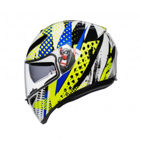CASCĂ AGV K-3 SV E2205 MULTI - POP WHITE/BLUE/LIME