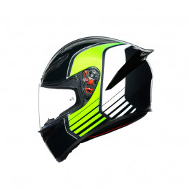 CASCĂ AGV K1 E2205 MULTI POWER GUNMETAL/WHITE/GREEN CONF POWER L