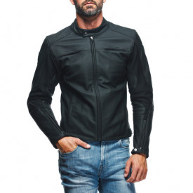 GEACĂ DAINESE DE PIELE RAZON 2 NEGRU