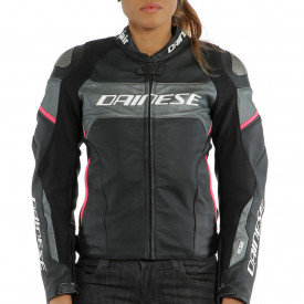GEACĂ DE PIELE DAINESE RACING 3 LADY ROȘU