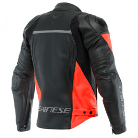 GEACĂ DE PIELE DAINESE RACING 4 NEGRU-ROȘU