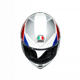 CASCĂ AGV K6 E2205 MULTI - HYPHEN WHITE/RED/BLUE