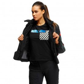 GEACĂ DAINESE CARVE MASTER 3 LADY GORE-TEX GRI/ROȘU