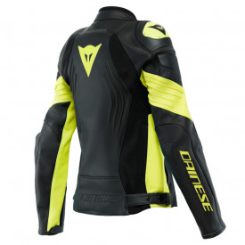 GEACĂ DAINESE RACING 4 LADY LEATHER GALBEN