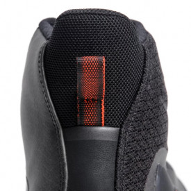 BOTINE DAINESE ATIPICA AIR 2 SHOES BLACK/RED-FLUO