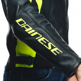 GEACĂ DAINESE RACING 4 LADY LEATHER GALBEN