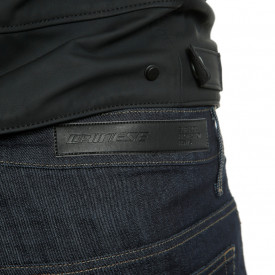 PANTALONI DENIM REGULAR TEX ALBASTRI