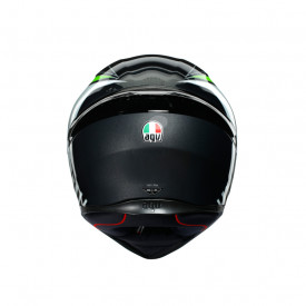 CASCĂ AGV K1 E2205 MULTI POWER GUNMETAL/WHITE/GREEN CONF POWER L