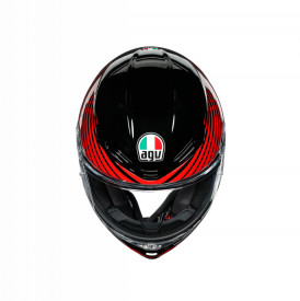 CASCĂ AGV K6 E2205 MULTI - RUSH BLACK/RED