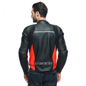 GEACĂ DE PIELE DAINESE RACING 4 NEGRU-ROȘU