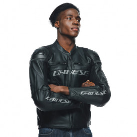 GEACĂ DE PIELE DAINESE RACING 4 NEGRU