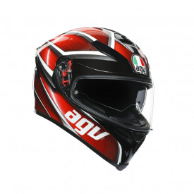 CASCĂ AGV K5 S E2205 MULTI- TEMPEST BLACK/RED