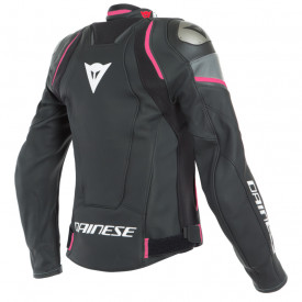 GEACĂ DE PIELE DAINESE RACING 3 LADY ROȘU