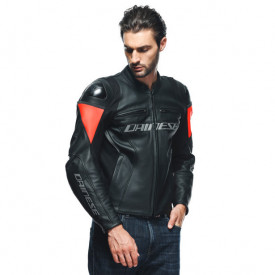 GEACĂ DE PIELE DAINESE RACING 4 NEGRU-ROȘU