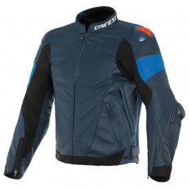 GEACĂ DE PIELE DAINESE SUPER RACE NEGRU IRIS