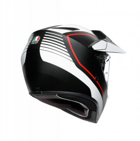 CASCĂ AGV AX9 E2205 MULTI MPLK PACIFIC ROAD MATT BLK/WH/RED
