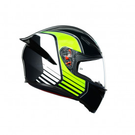 CASCĂ AGV K1 E2205 MULTI POWER GUNMETAL/WHITE/GREEN CONF POWER L