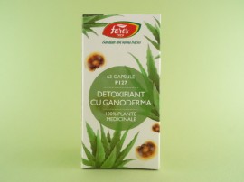Detoxifiant cu ganoderma FARES (63 de capsule)