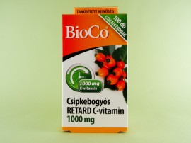 Vitamina C 1000 mg retard cu macese BIOCO