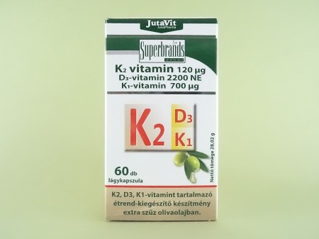 JutaVit Vitamine K2, D3, K1