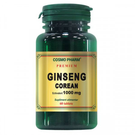 Ginseng corean 1000 mg COSMO PHARM 