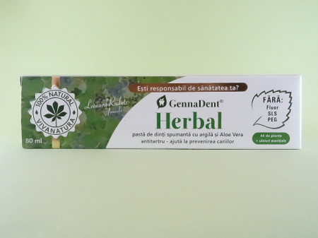 Pasta de dinti GennaDent Herbal VIVANATURA