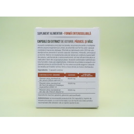 Capsule cu extract de usturoi, paducel şi vasc PARAPHARM -2