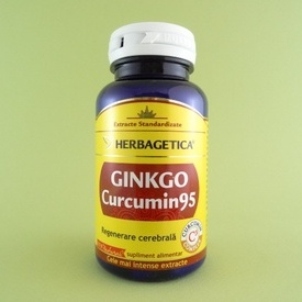Ginkgo Curcumin 95 HERBAGETICA (60 de capsule)