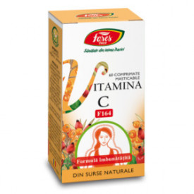 Vitamina C naturala FARES (60 de comprimate masticabile)