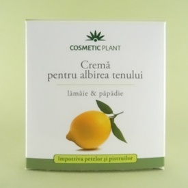 Crema pentru albirea tenului COSMETIC PLANT (50 ml)