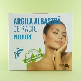 Argila albastra de Raciu pulbere ROMCOS (500 g)