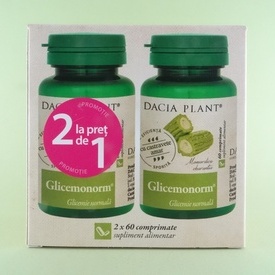 Glicemonorm DACIA PLANT ( 2 x 60 comprimate)