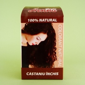Vopsea de par castaniu inchis SONIA HENNA (60 g)