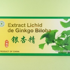 Extract lichid de Ginkgo Biloba  SANYE INTERCOM (10 fiole x10 ml )