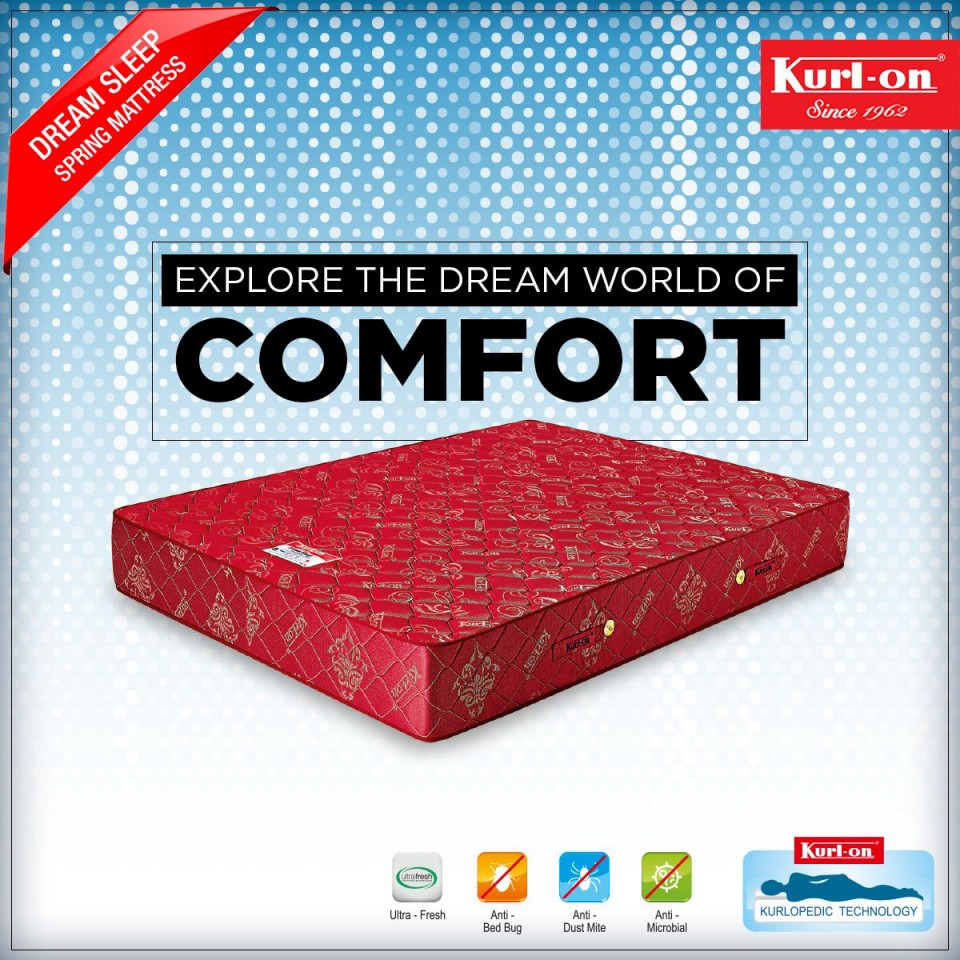 Kurlon spring mattress 8 deals inch price