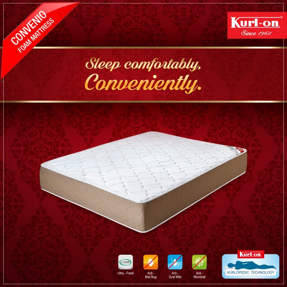 Kurlon memory foam on sale mattress queen size