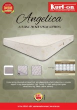 Kurlon Angelica Pocket Spring Mattress 6+2" With 10 Years Warranty