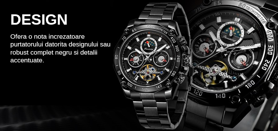 ceas barbatesc forsining automatic cu design robust