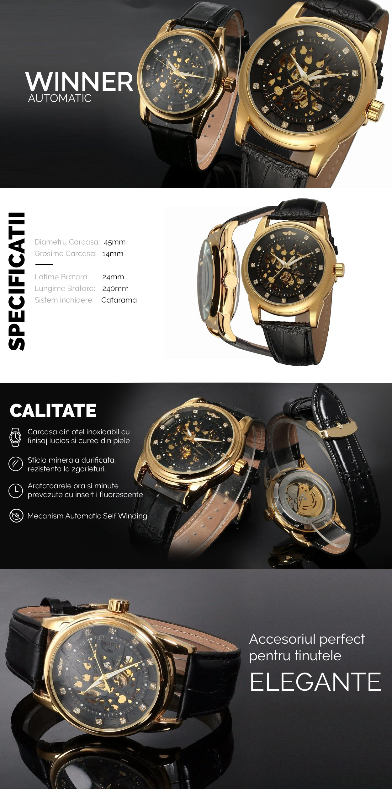 ceas barbatesc automatic winner