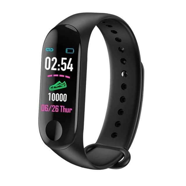 Bratara Smart Fitness Tracker M3X-NEGRU