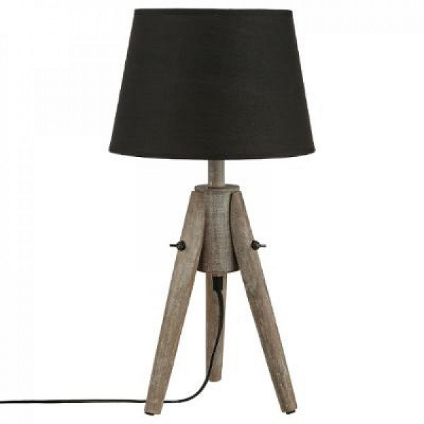 Lampa cu abajur conic, negru, PM1308043