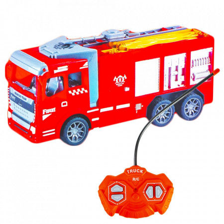Camion RC, pompieri, 22x7,5x10 cm