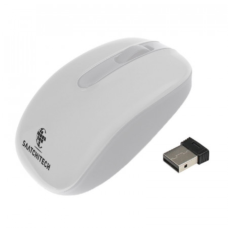 Mouse wireless Saatchitech ST-901-V2, alb